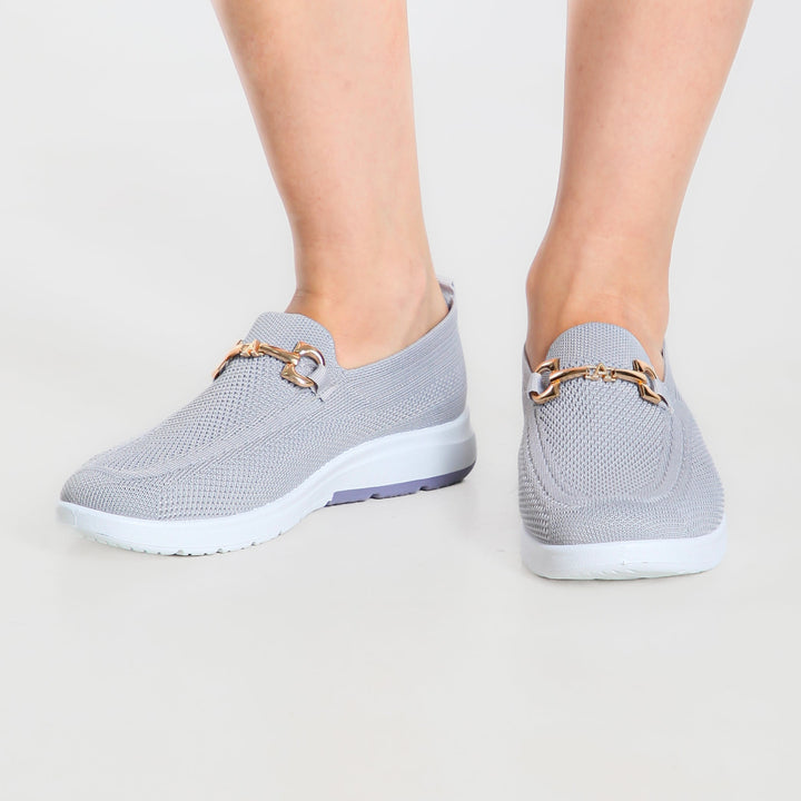 Sporty Platform Moccasins