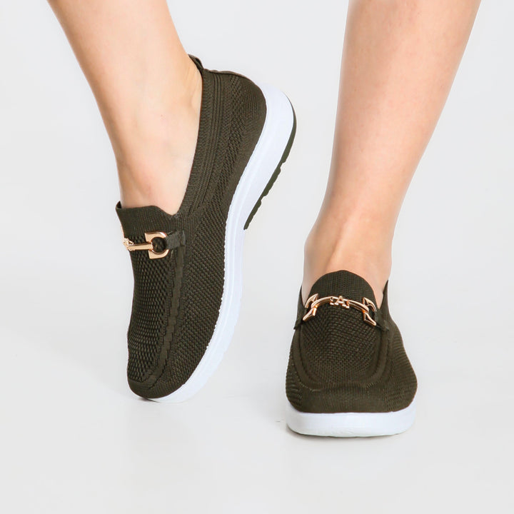 Sporty Platform Moccasins