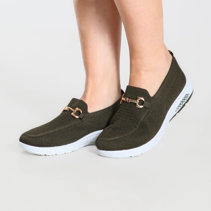 Sporty Platform Moccasins