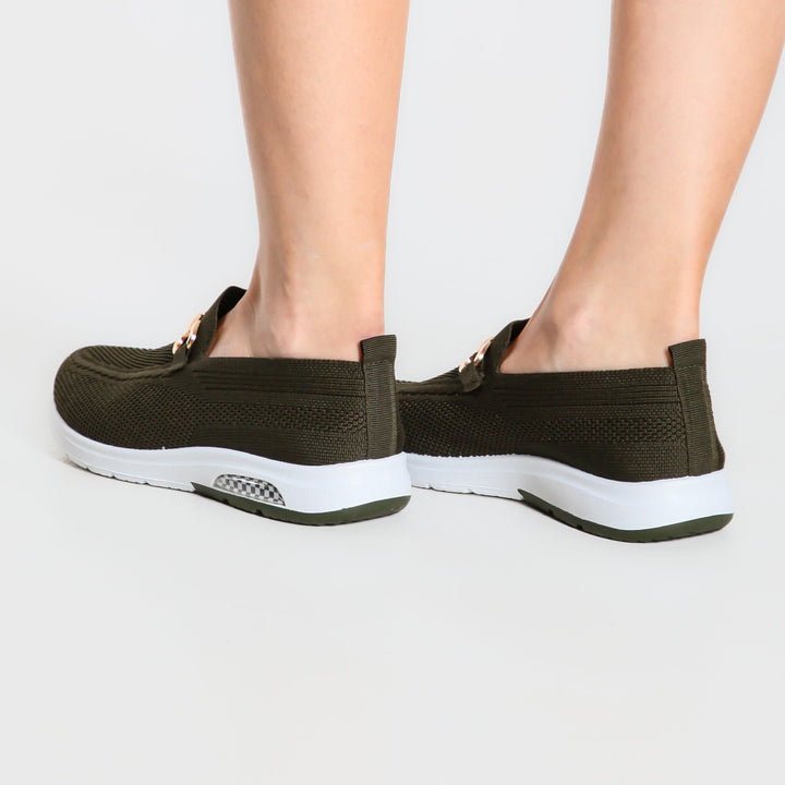 Sporty Platform Moccasins