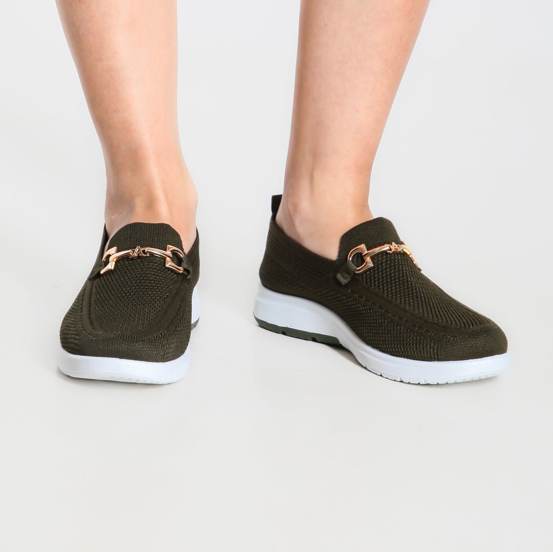 Sporty Platform Moccasins