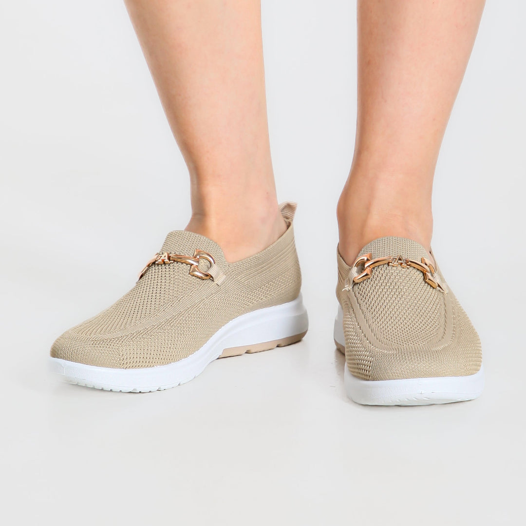 Sporty Platform Moccasins