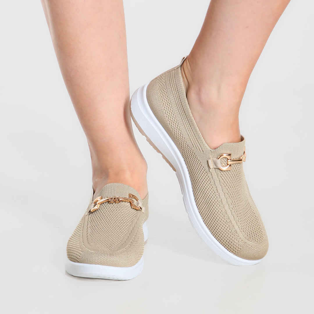 Sporty Platform Moccasins