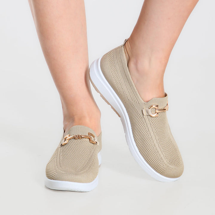 Sporty Platform Moccasins