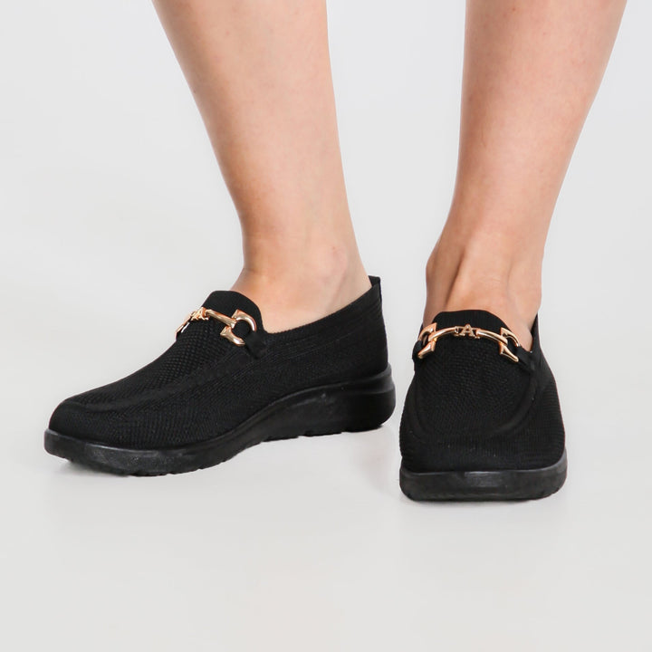 Sporty Platform Moccasins