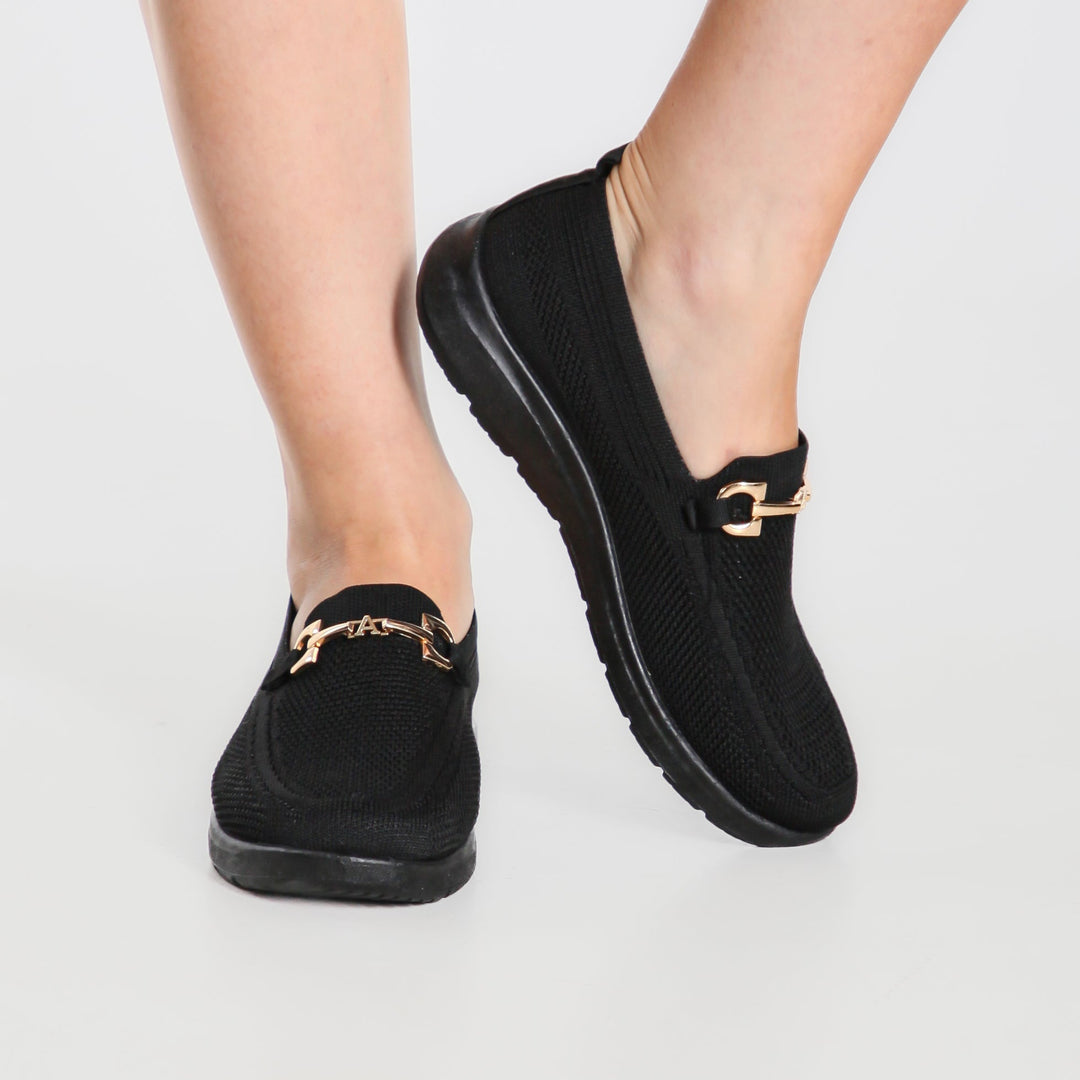 Sporty Platform Moccasins