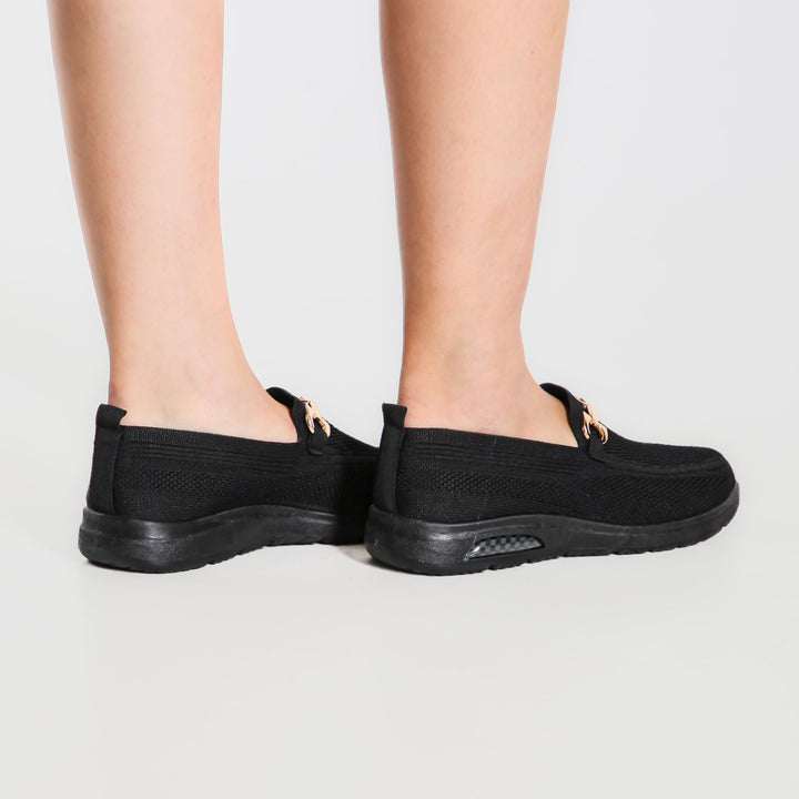 Sporty Platform Moccasins