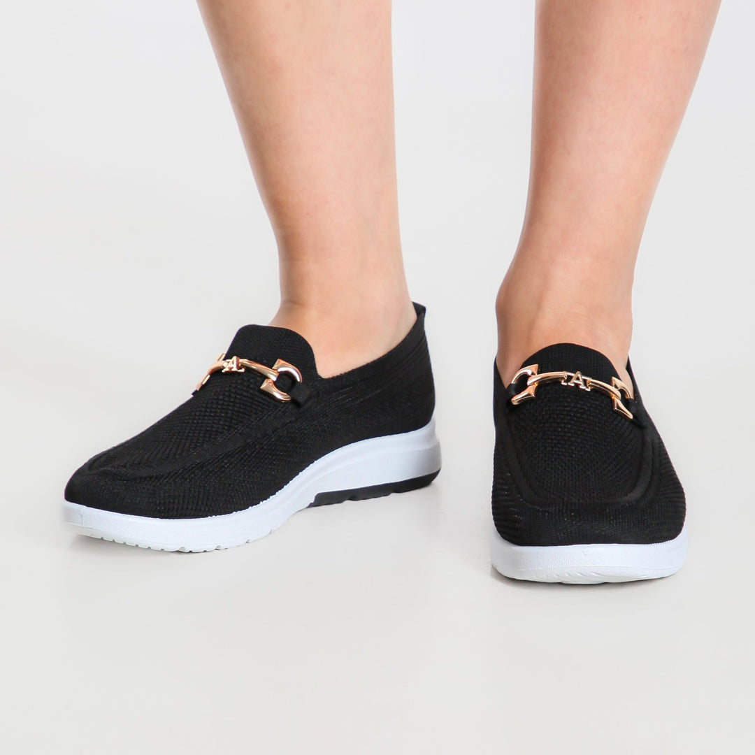 Sporty Platform Moccasins
