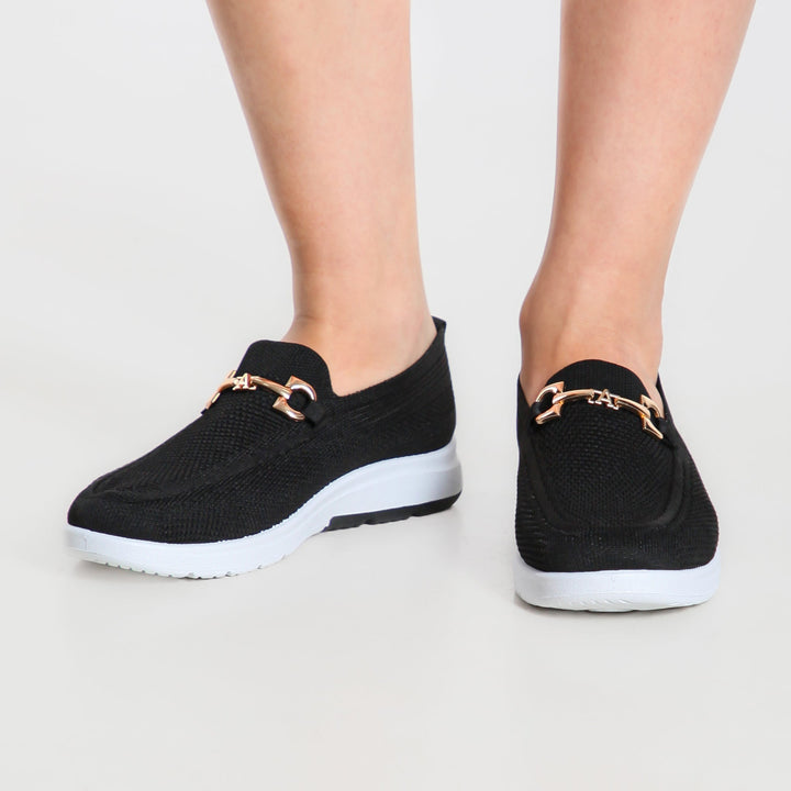 Sporty Platform Moccasins
