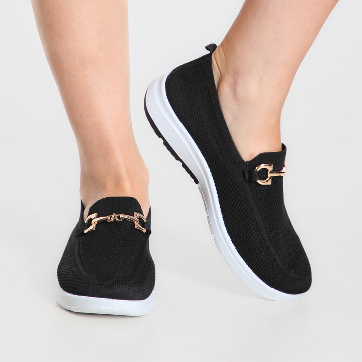 Sporty Platform Moccasins