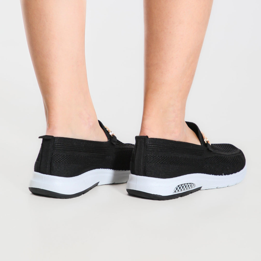 Sporty Platform Moccasins