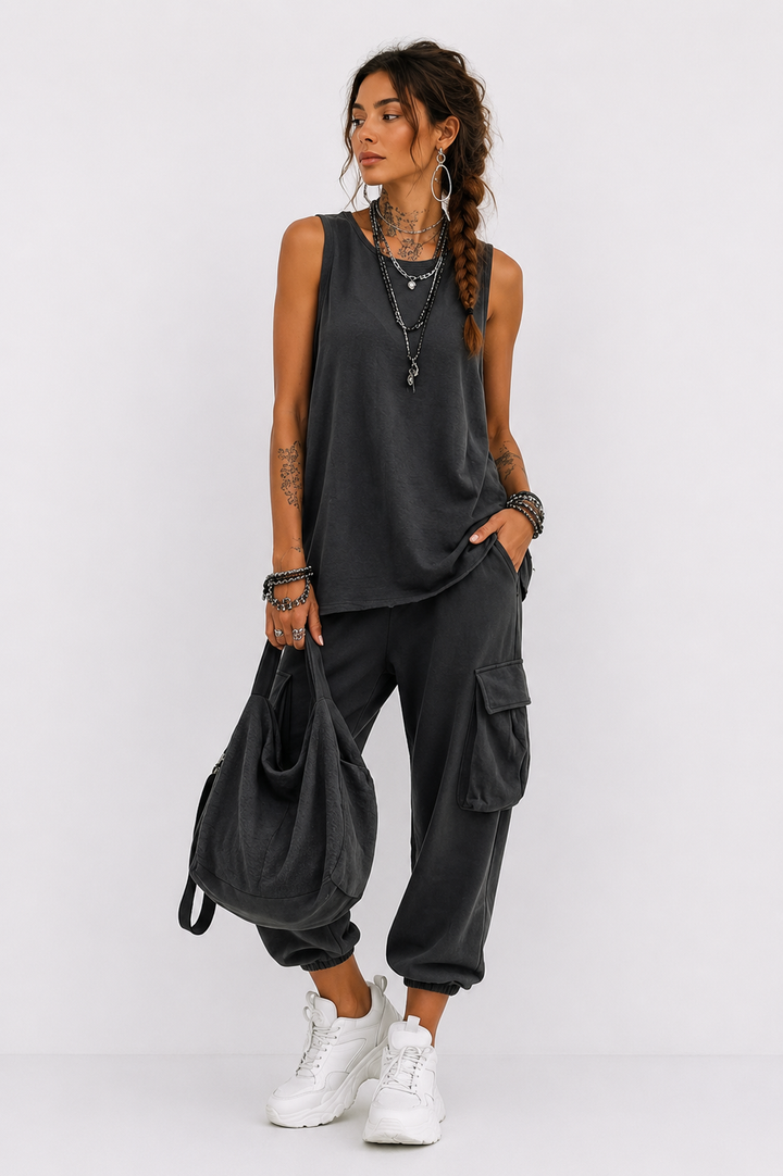 Relaxed Fit Two-Piece Set for Ultimate Comfort