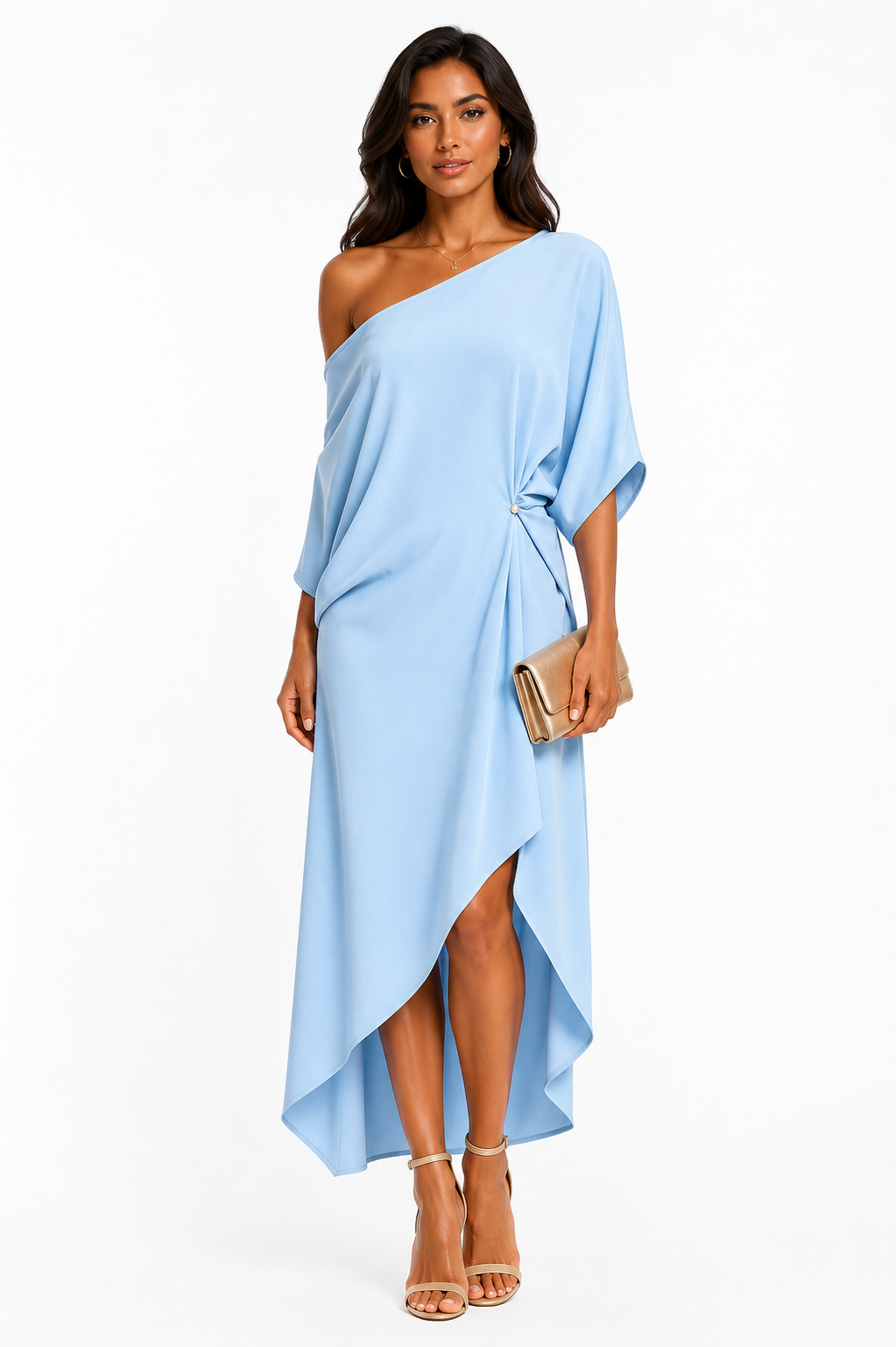 Dorota | Chic Asymmetrical One-Shoulder Gown