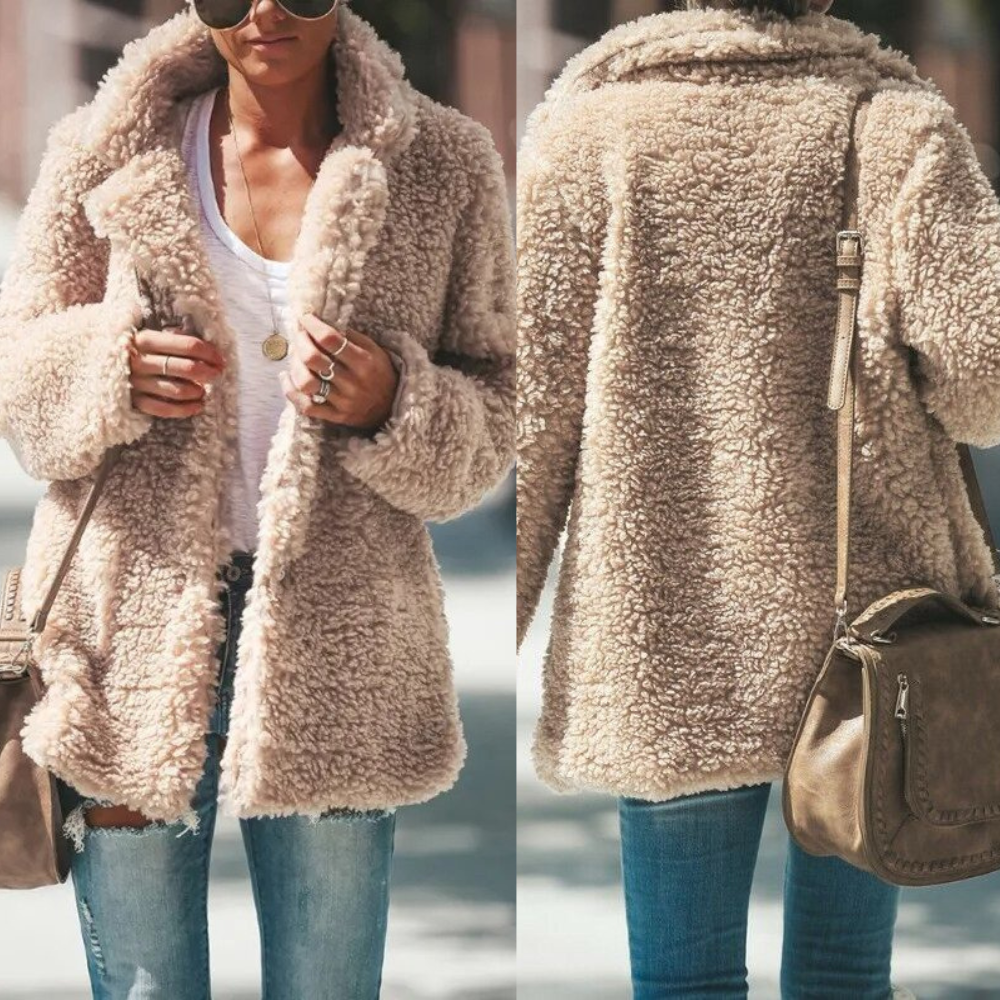 Women's Cozy Faux Fur Fuffy Jacket
