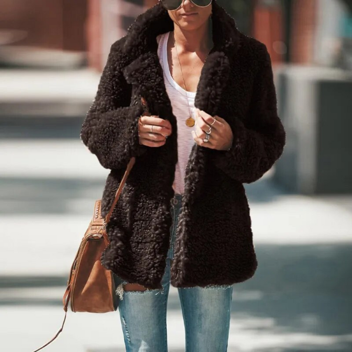Women's Cozy Faux Fur Fuffy Jacket