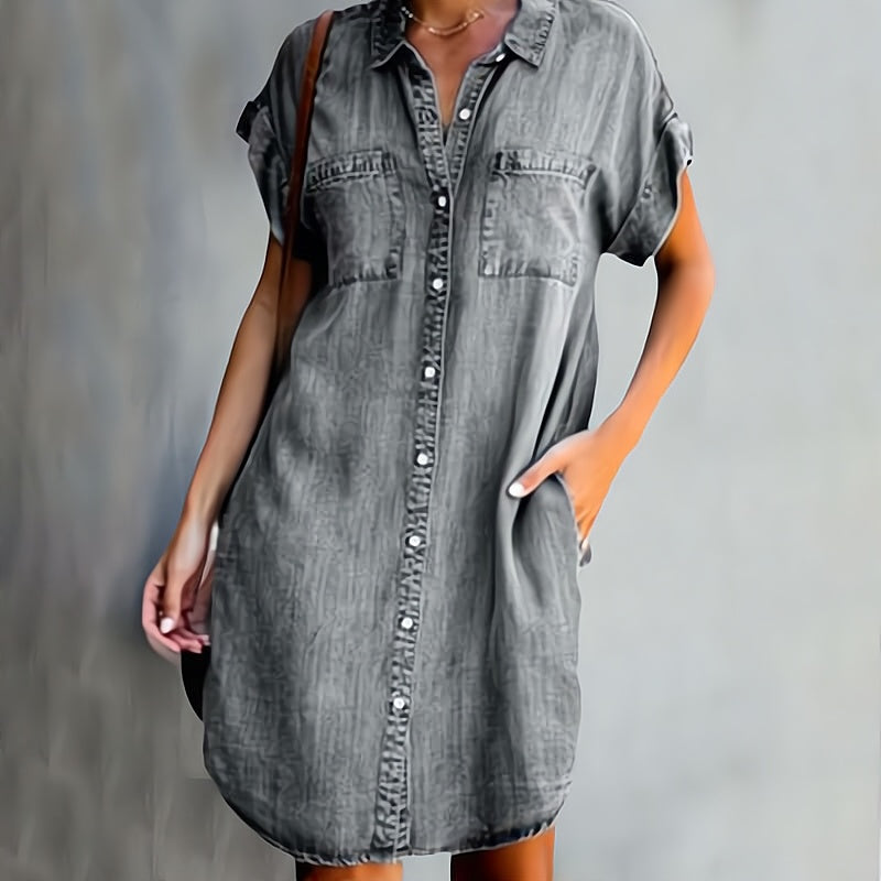 Maria - Button-Up Shirt Dress
