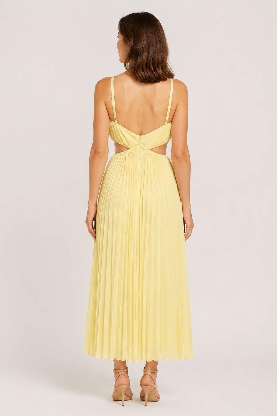 Karina | Chic Pleated Maxi Gown
