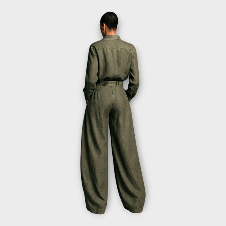 Effortlessly Elegant Shirt and Trousers Set