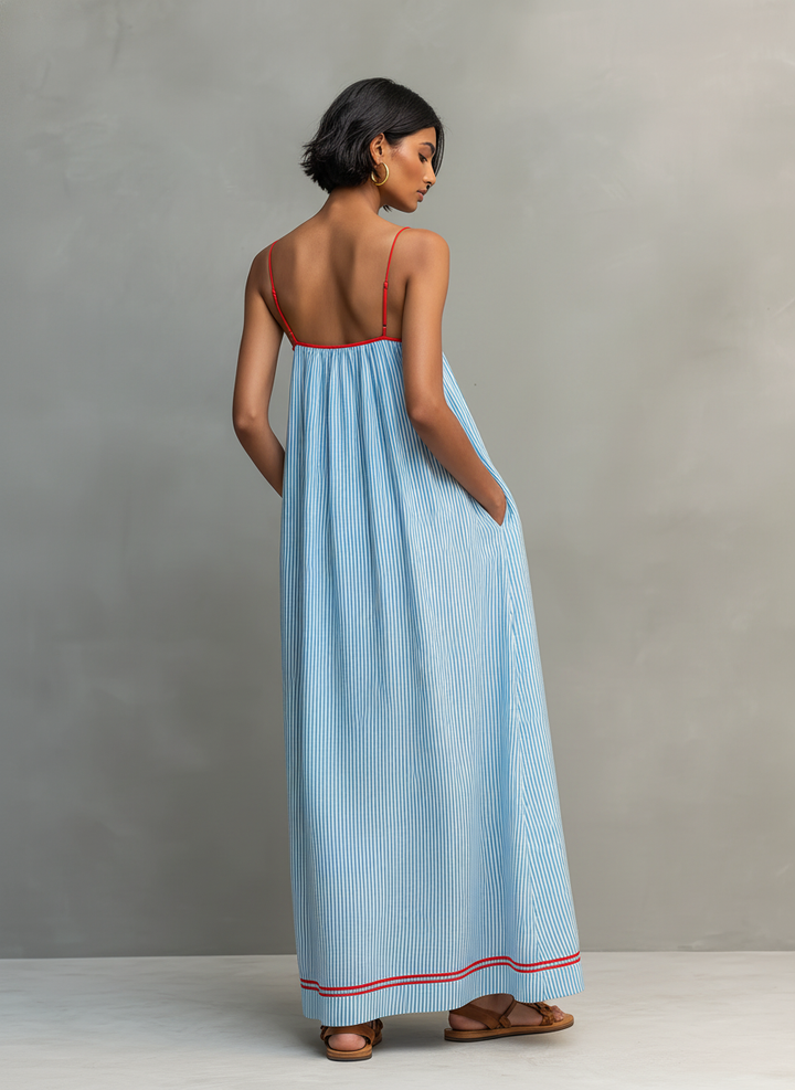 Marisa | Adjustable Strap Long Dress