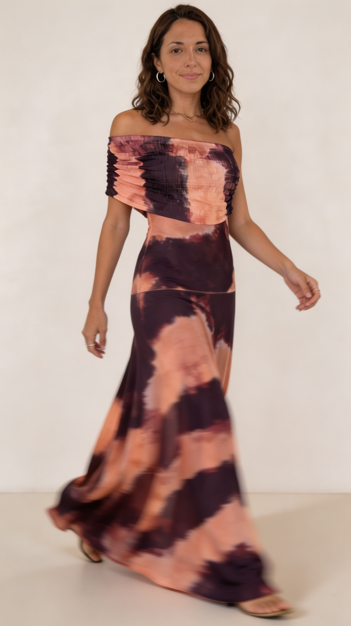 Sol | Long Tie Dye Dress