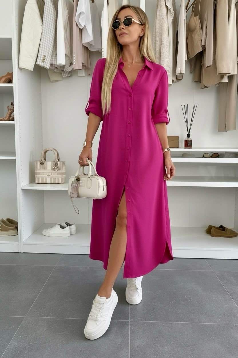 Běla | Relaxed Fit Shirt Dress