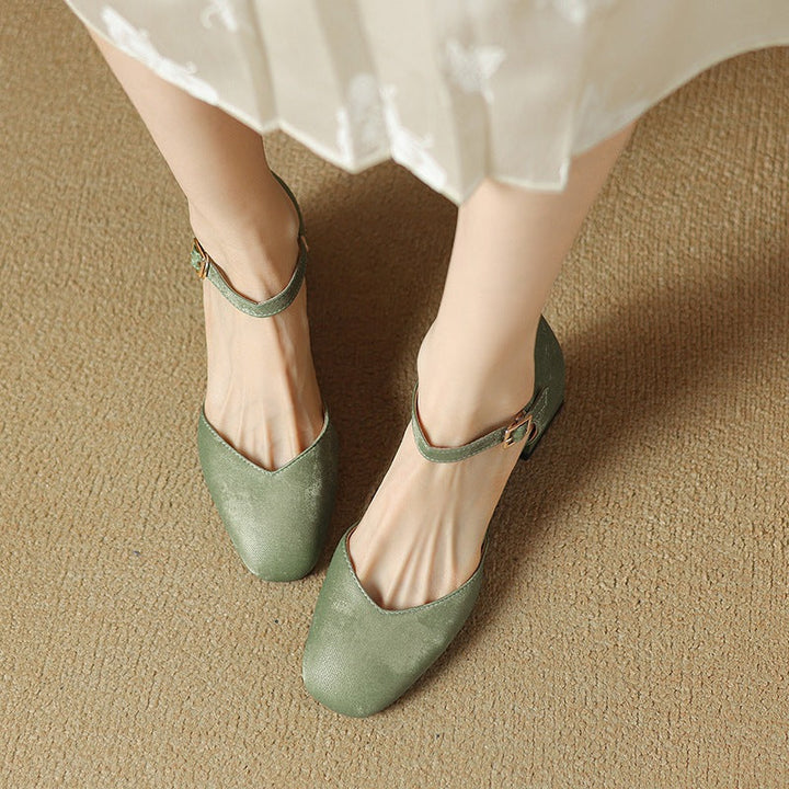 Melvi Chunky Heeled Sandals