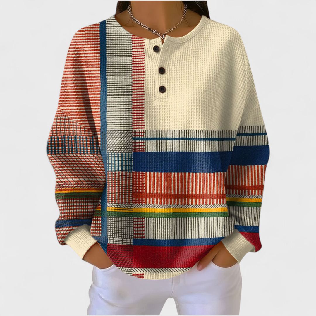 Colorful Women's Printed Hoodie