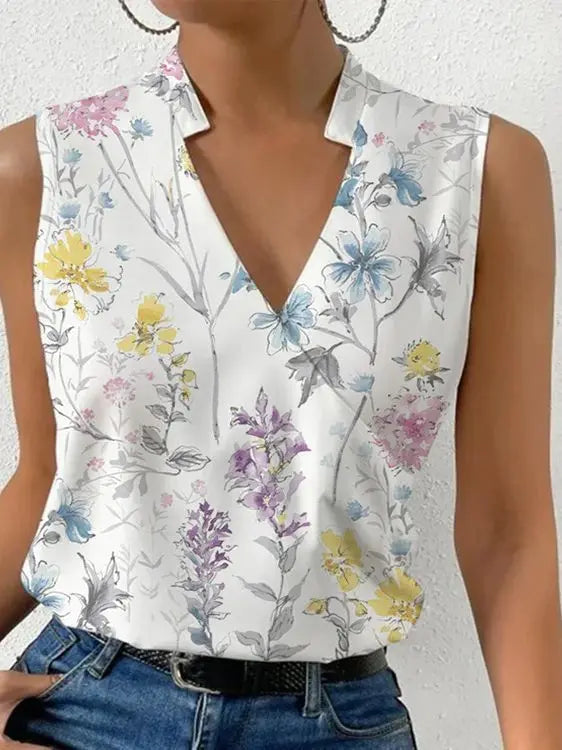 Salete - Soft Top with V Neckline