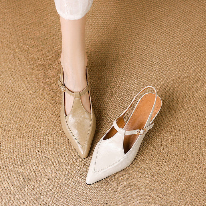Lauren Leather Heels