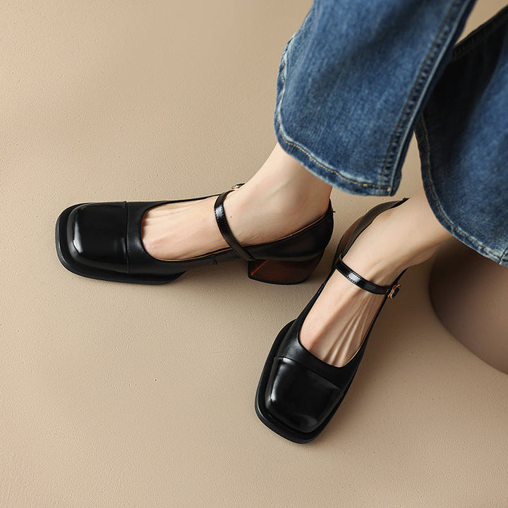 Authentic Leather Heels Erel