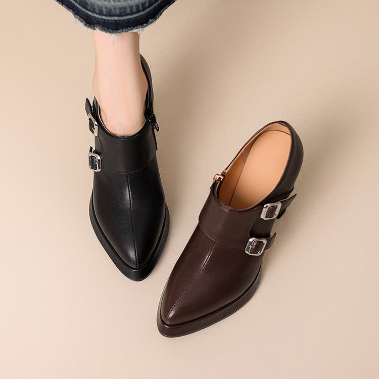 Authentic Leather Heels Nyrix