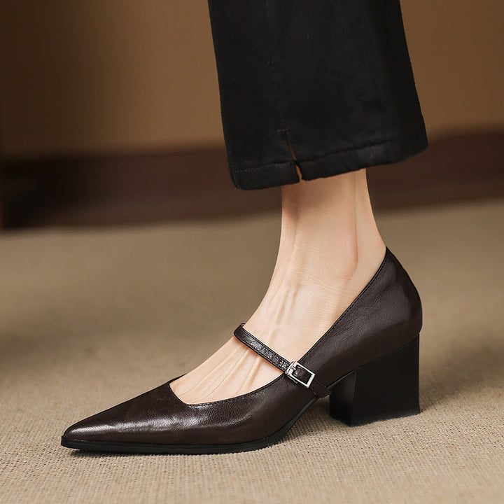 Authentic Leather Heels Orvia