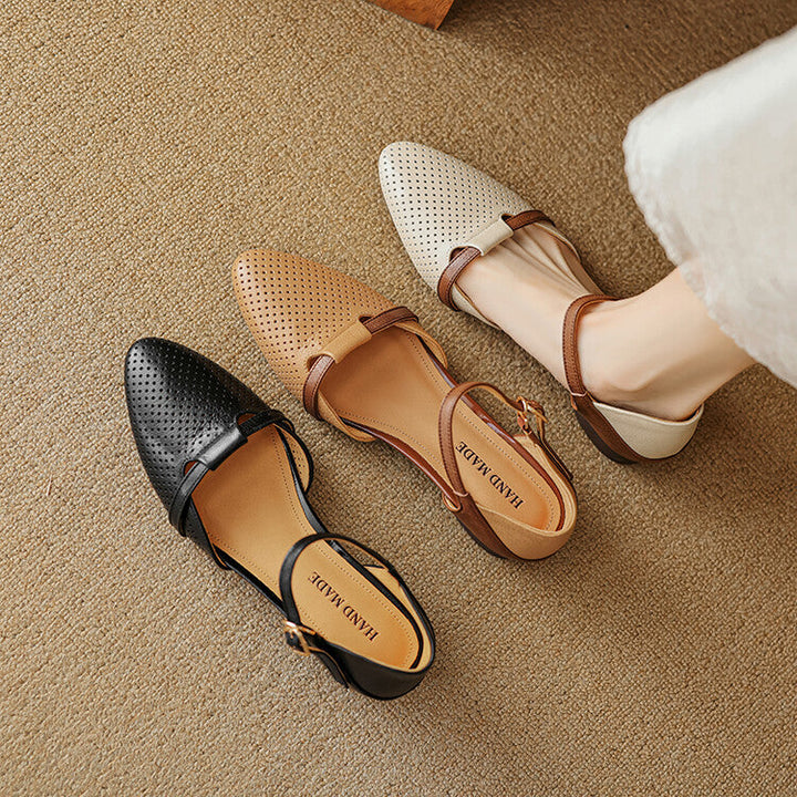 Lizel Authentic Leather Heels