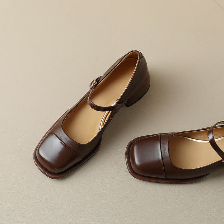 Authentic Leather Heels Erel