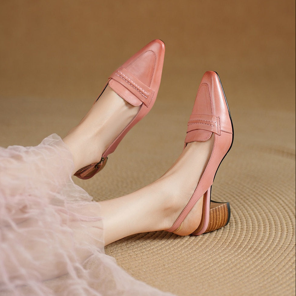 Authentic Leather Heels