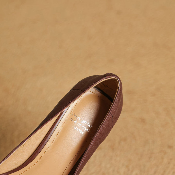 Genuine Leather Women's Heels