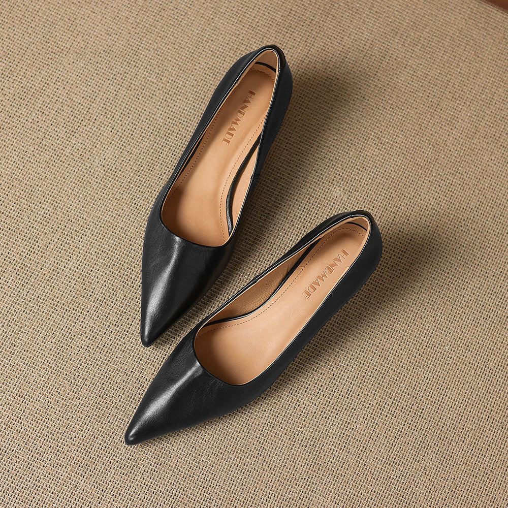 Revia Genuine Leather Heels
