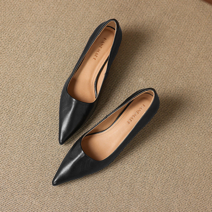 Revia Genuine Leather Heels