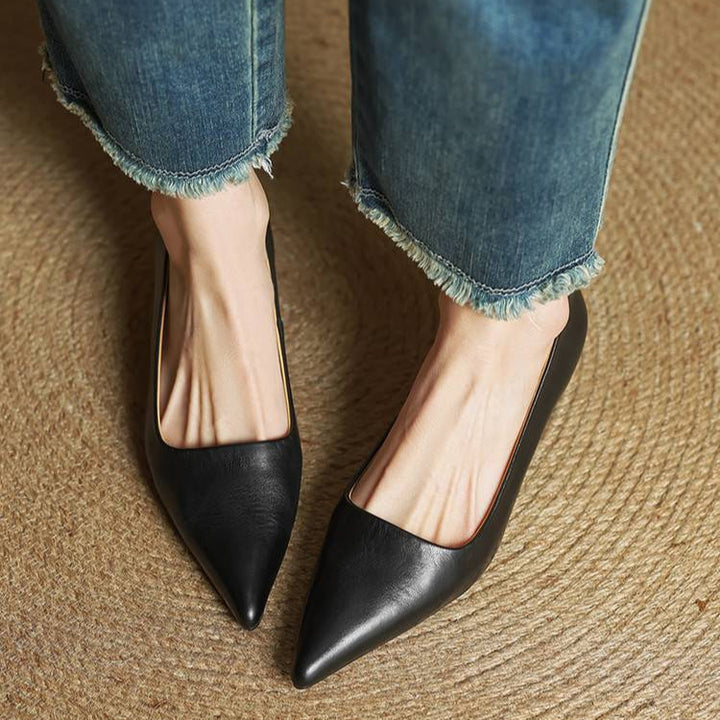 Genuine Leather Heels