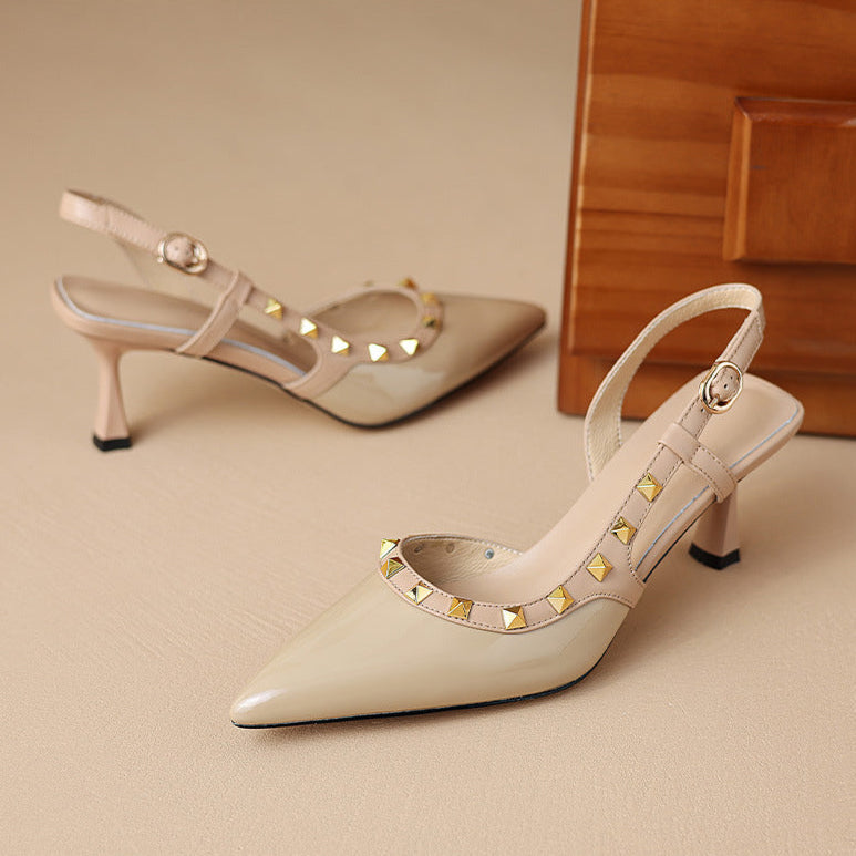 Genuine Leather Heels - Additional Option