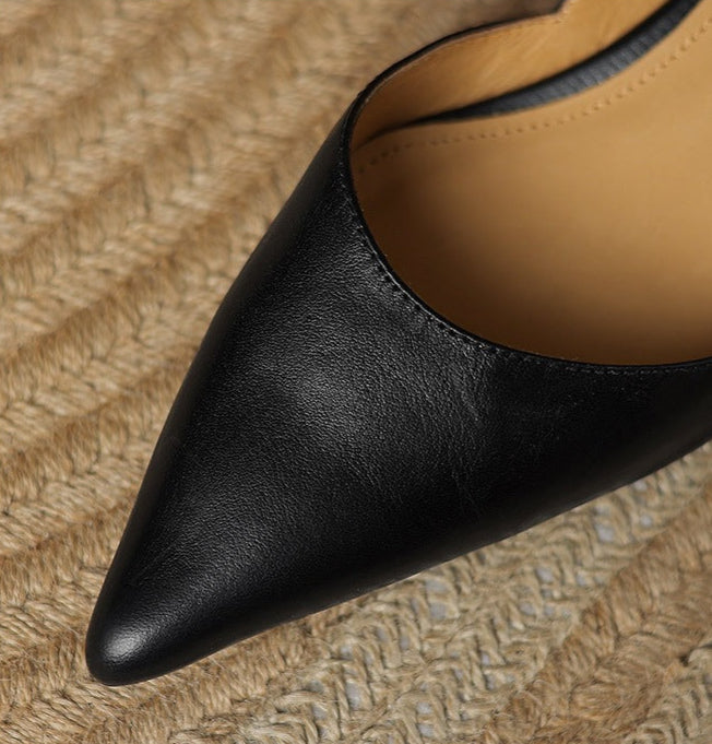 Authentic Leather Kitten Heels Carlen