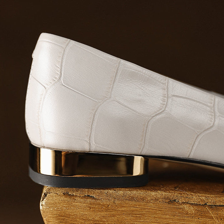 Authentic Leather Heels Celene