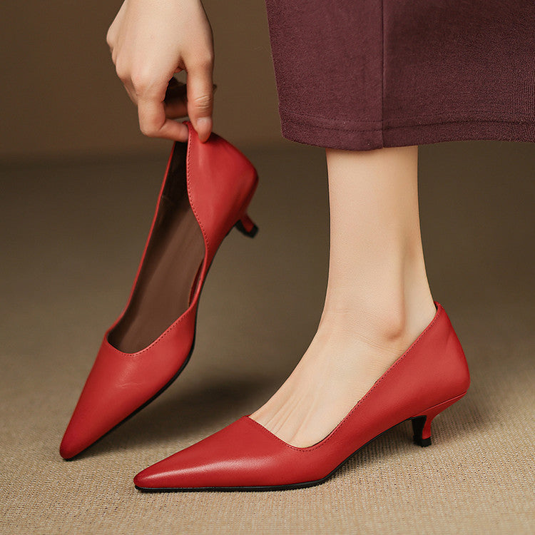 Authentic Vienna Leather Heels