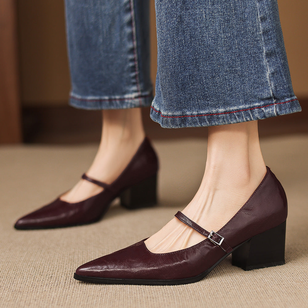 Authentic Leather Heels Orvia
