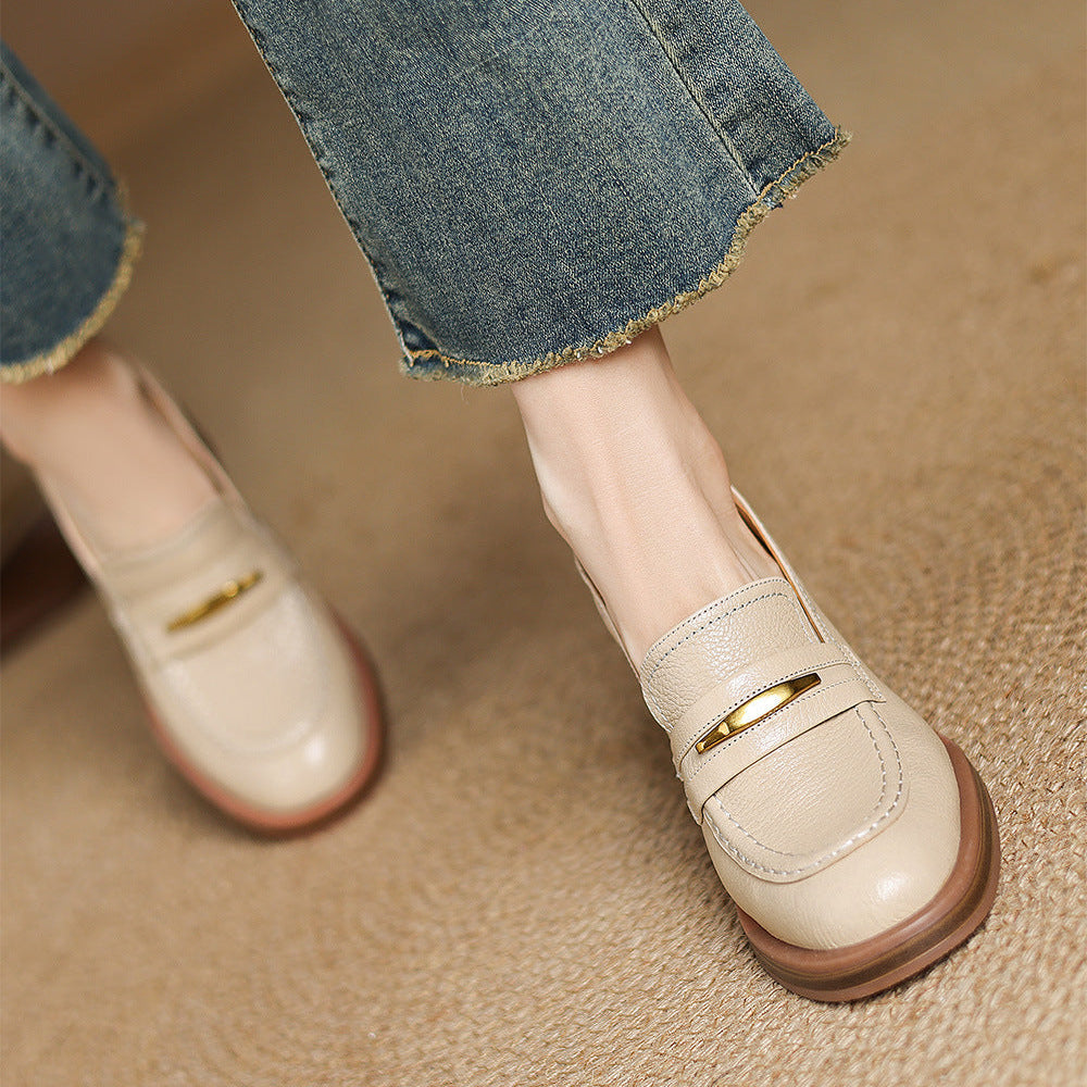 Authentic Leather Heels Zivra