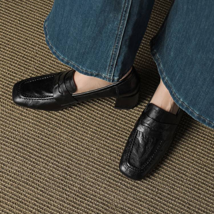 Authentic Leather Heels Sora