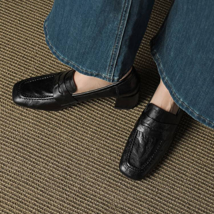 Authentic Leather Heels Sora