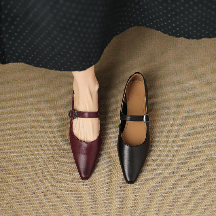 Authentic Leather Heels Orya