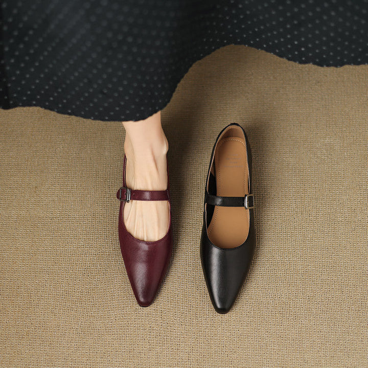 Authentic Leather Heels Orya