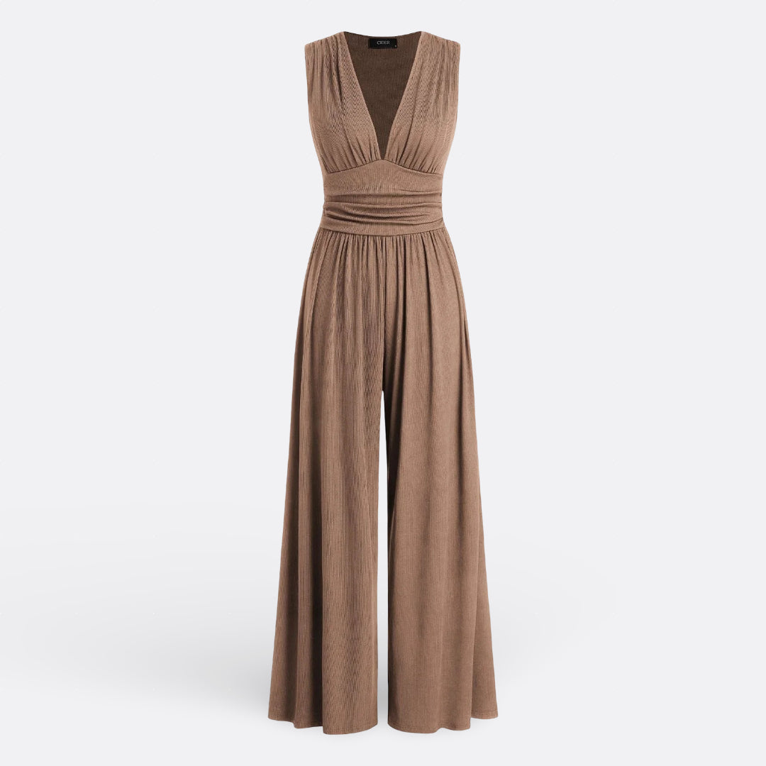 Leonor - Elegant Sleeveless Jumpsuit with Wide Legs